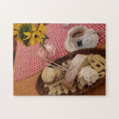 Nachspeise ist serviert Puzzle (Horizontal)