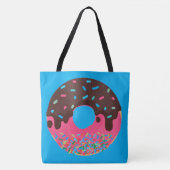 Nachspeise, Regenbogen-Sprinkle-Donut, Doughnut Tasche (Vorderseite)