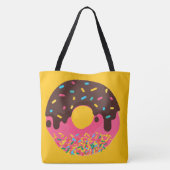 Nachspeise, Regenbogen-Sprinkle-Donut, Doughnut Tasche (Rückseite)