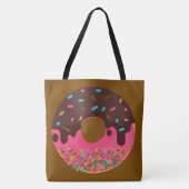Nachspeise, Regenbogen-Sprinkle-Donut, Doughnut Tasche (Vorderseite)