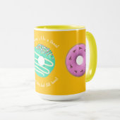 Nachspeise, Süße Donuts, Donuts, Süß,modern Tasse (VorderseiteRechts)