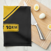 nächste 10 km Kamele Geschirrtuch (Viertel Falte)