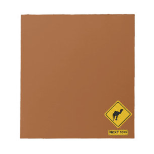 nächste 10 km Kamele Notizblock