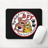 Nächste BESTE FREUNDIN adoptiert Mousepad (Mit Mouse)