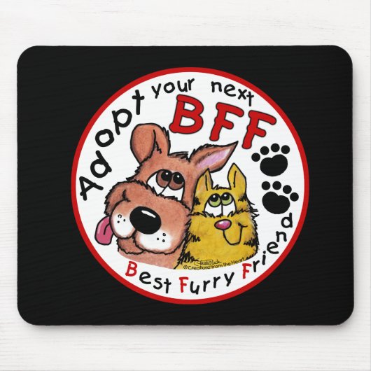 Nächste BESTE FREUNDIN adoptiert Mousepad (Vorne)