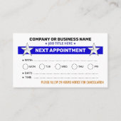 Nächste Erinnerungen zur Ernennung (Bulk Office Ca Terminkarte (Vorderseite)