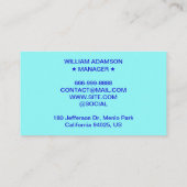 Nächste Ernennungskarten (Berufliche Erinnerungen) Terminkarte (Rückseite)