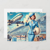 Nächste Haltestelle: Abenteuer Postkarte (Vorne/Hinten)