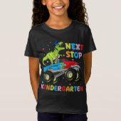 Nächste Haltestelle Kindergarten Monster Truck T-Shirt (Vorderseite)