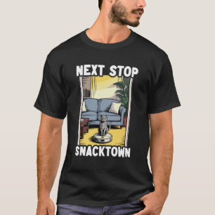Nächste Haltestelle Snacktown Roboter-Staubsauger T-Shirt