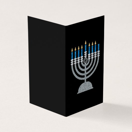Nächste Hanukkah Glitzer Cards 25pk (Vorderseite)