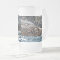 Nächste in Line Mattierte Glass-Bier-Tasse