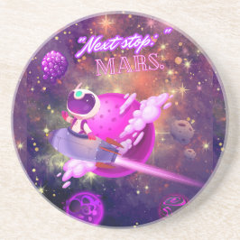 Nächste Mars Getränkeuntersetzer