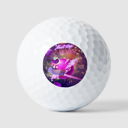 Nächste Mars Golfball (Vorderseite)
