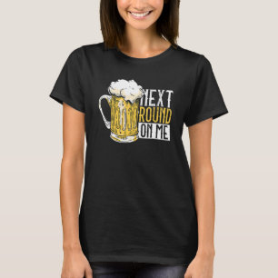 Nächste Runde auf mir Bier Vater Vatertag Bier tri T-Shirt