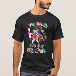 Nächste Station 4. Klasse 3 Nagel es Abschluss T-Shirt
