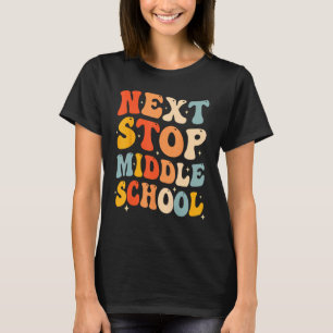 Nächste Station Mittelschule Grundschule Abschluss T-Shirt