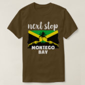 Nächste Station Montego Bay Jamaica Urlaub T-Shirt (Design vorne)