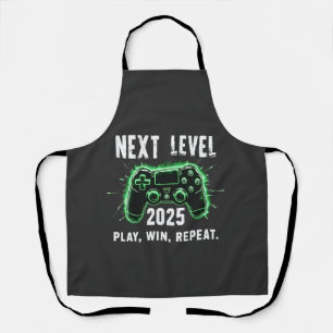 Nächste Stufe 2025 Spiel gewinnen Wiederholung Fun Schürze