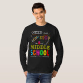 Nächste Stufe der Mittelschule Grundschule T-Shirt (Vorne ganz)