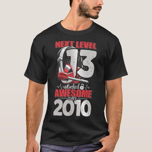 Nächste Stufe Entsperrt 13 Jahre alter Junge 2010 T-Shirt (Vorderseite)