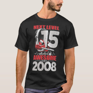 Nächste Stufe Entsperrt 15 Jahre alter Junge 2008  T-Shirt
