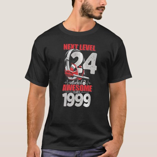 Nächste Stufe unverschlossen 24 Jahre alt Junge 19 T-Shirt (Vorderseite)
