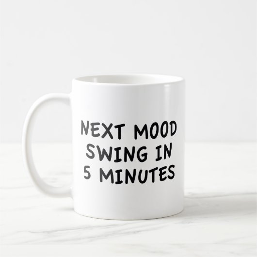 Nächste Swing in 5 Minuten Kaffee Tasse (Links)