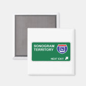 Nächster Ausgang von Sonogram Magnet (Vorderseite/Rückseite)