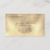 Nächster Glitzer für die Verlängerung von Lashes Terminkarte (Rückseite)