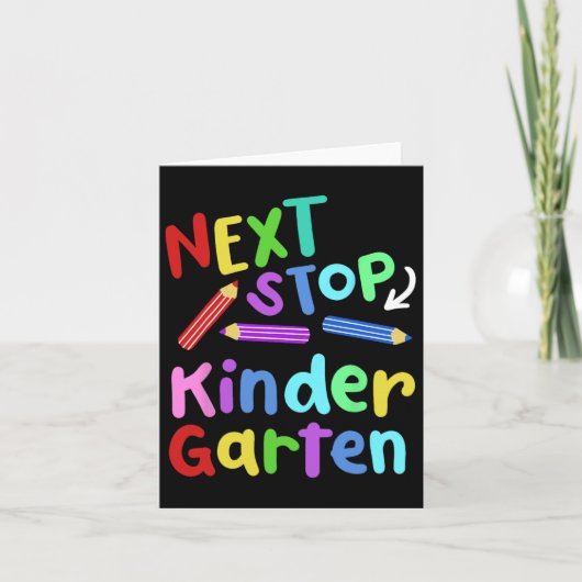 Nächster Kindergarten Kindergarten Abschluss 2025  Karte (Vorderseite)