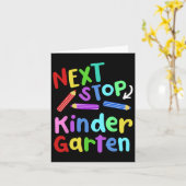Nächster Kindergarten Kindergarten Abschluss 2025  Karte (Gelbe Blume)