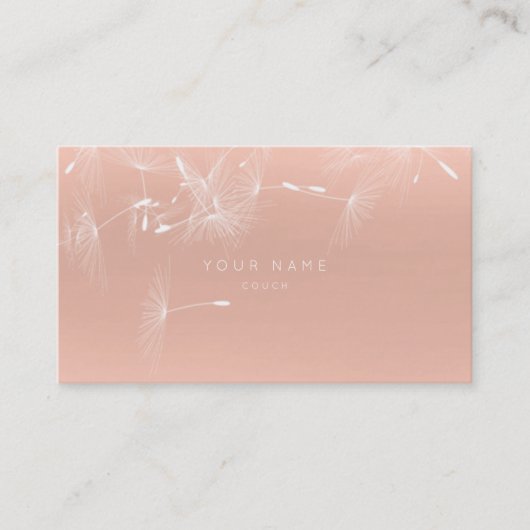 Nächster Termin Card Dandelion Ombre Skinny Blush (Vorderseite)