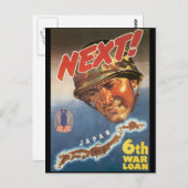 Nächster Weltkrieg 2 Postkarte (Vorne/Hinten)