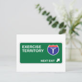 Nächstes Ausüben Postkarte (Stehend Vorderseite)