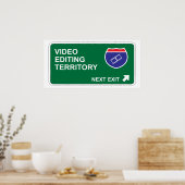 Nächstes Beenden der Videobearbeitung Poster (Küche)