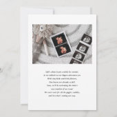 Nächstes großes Projekt | Foto Schwangerschaft Ankündigung (Rückseite)