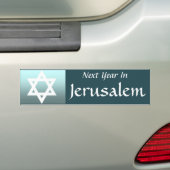 Nächstes Jahr in Jerusalem Autoaufkleber (Auf Auto)