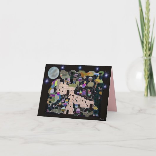 Nächstes Jahr in Jerusalem Feiertagskarte (Vorderseite)