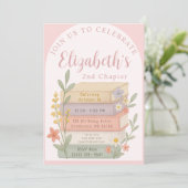 Nächstes Kapitel Buch zum Thema Geburtstag Einladu Einladung (Stehend Vorderseite)