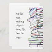 Nächstes Kapitel Scheidung Party Einladung (Vorne/Hinten)