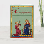 Nächstes Mal achten Feiertagskarte (Vorderseite)