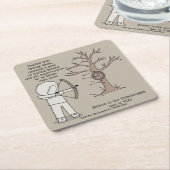 Nächstes Mal besser Rechteckiger Pappuntersetzer (angewinkelt)