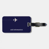 nächstes personalisierte gepäckanhänger (Rückseite horizontal)