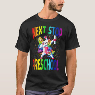 Nächstes Stopp Preschool Abschluss Unicorn T-Shirt