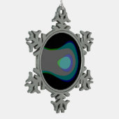 Nacht 1059 schneeflocken Zinn-Ornament (Links)