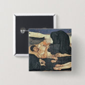 Nacht, 1890 (Öl auf Leinwand) Button (Vorne & Hinten)