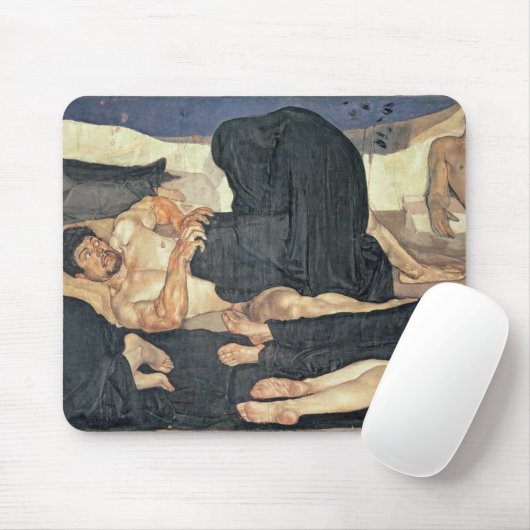 Nacht, 1890 (Öl auf Leinwand) Mousepad (Mit Mouse)