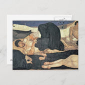 Nacht, 1890 (Öl auf Leinwand) Postkarte (Vorne/Hinten)