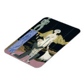 Nacht, 1925 (pochoir print) magnet (Linke Seite)